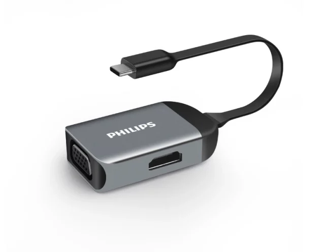 Hub Philips USB-C to HDMI/VGA 2in1