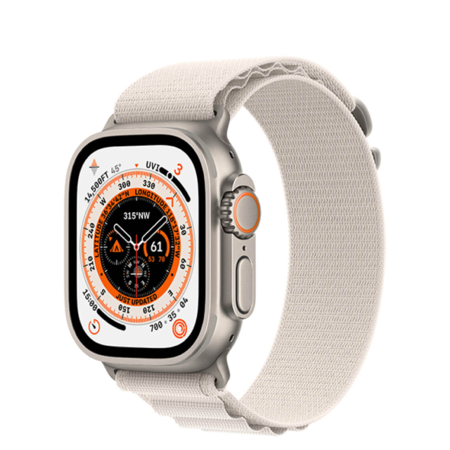 Apple Watch Ultra Titanium Case with Alpine Loop size L