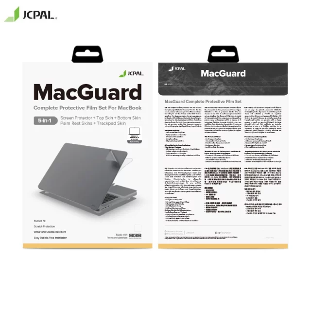 Bộ dán bảo vệ JCPAL 5in1 MacBook